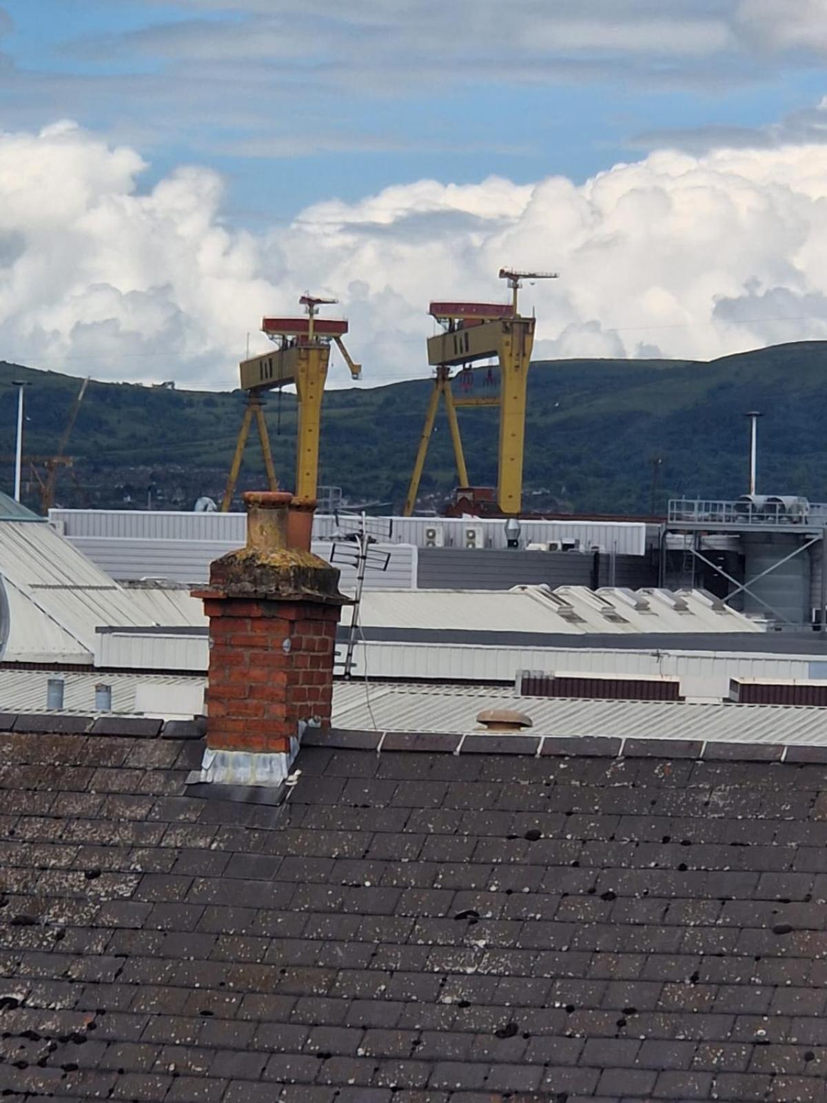 Attic Style 2 Bed Duplex Apartment With Rooftop Patio Belfast Bagian luar foto
